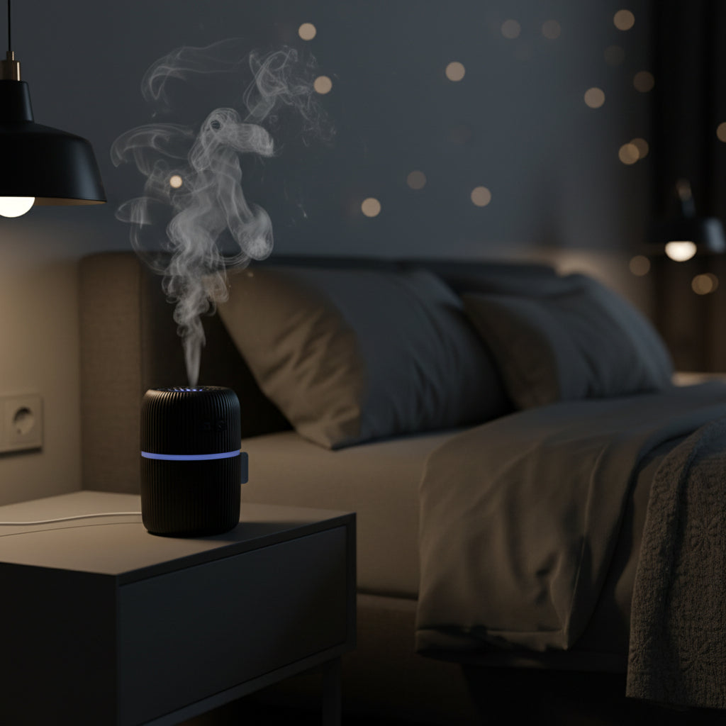 Sleep Aid White Noice Humidifier+Essential oil
